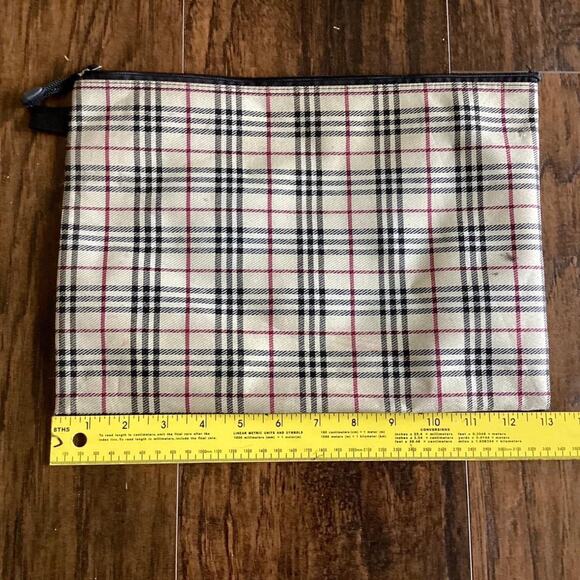 Cozy Plaid Zippered Pouch - Picture 6 of 7